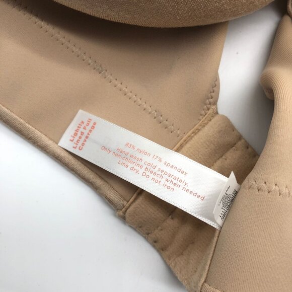 Cacique Womens Lightly Lined Full Coverage Bra Beige 42C - Picture 5 of 5